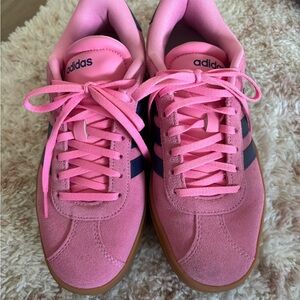 Adidas VL Court Bold Women's Pink and Navy Sneakers